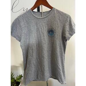 🩶 Quiksilver Grey Logo Tee – Size Small